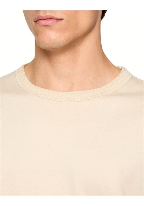 t-shirt dondup uomo US361 JF0358U in jersey beige pe25 DONDUP | T-shirt | US361JF0358U PTD010